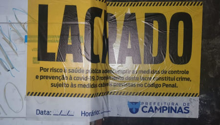 Uma adega e três bares foram lacrados em Campinas