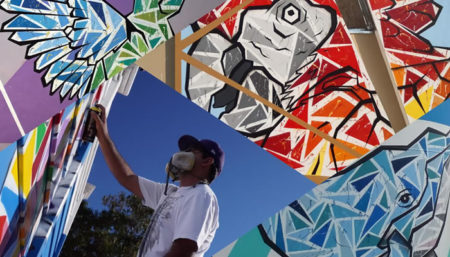 Grafiteiro Leandro Kranium promete transformar Hortolândia em uma grande galeria de arte