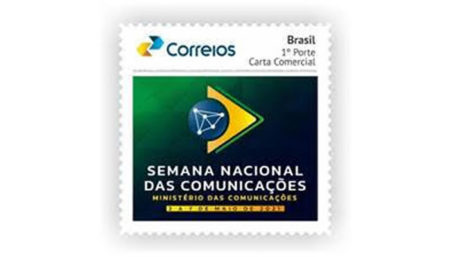 Selo postal marca o início da Semana das Comunicações