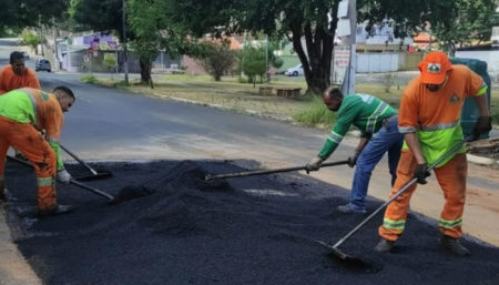 Prefeitura conclui mais uma etapa da Operação Tapa-Buraco em mais dois bairros de Hortolândia