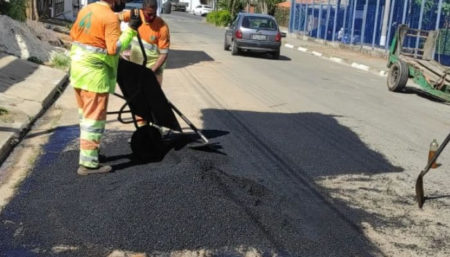 Operação Tapa-Buraco já utilizou quase 420 mil toneladas de massa asfáltica