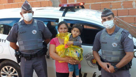 Policia salva bebê de 2 anos em Atibaia
