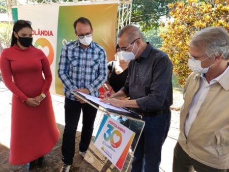 Cerimônia de aniversário de Hortolândia marca início do “sonho” da construção de parque em área histórica