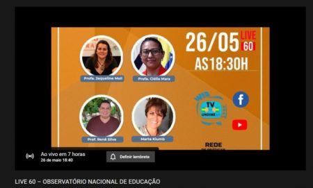 Terceiro encontro do curso de extensão universitária da Federal da Bahia sobre educação integral é nesta quarta-feira (26/05)