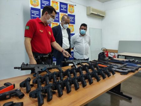 Guarda Municipal de Hortolândia recebe armamento novo e moderno, inclusive armas não letais