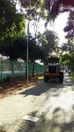 Prefeitura inicia implantação de postes para iluminação com tecnologia LED no CREAPE