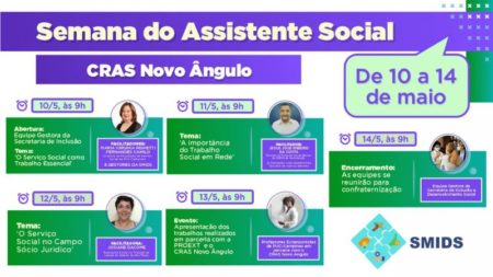 Programação especial celebra Semana do Assistente Social