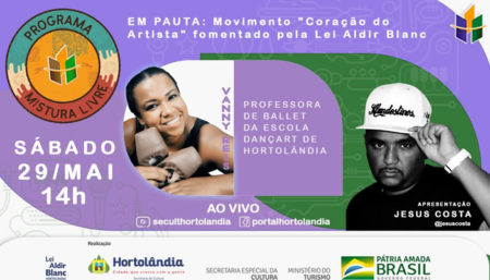Mistura Livre encerra temporada com a professora de ballet, Vanny Reis
