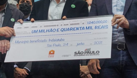 Governo do Estado libera de R$ 1 milhão do Nossa Casa – Apoio para 80 casas em Indaiatuba