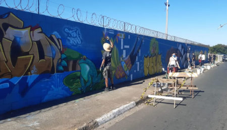 Começa hoje! Kranium reúne 40 grafiteiros para colorir os muros de Hortolândia