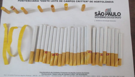 Agentes penitenciários encontram K4 em filtros de cigarro