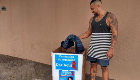 Projeto Águia realiza Campanha do Agasalho “Solidariedade que Aquece”