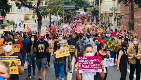 Manhã de sábado tem Protesto contra Bolsonaro em Campinas