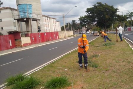 Jd. Nossa Senhora de Fátima recebe plantio de mudas de árvores