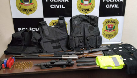 Homem é preso em Hortolândia com metralhadora e fuzil