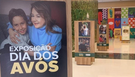 Polo Shopping Indaiatuba inaugura exposição e promove live em comemoração ao Dia dos Avós