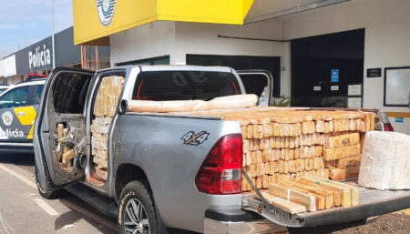Mais de 1,6 tonelada de maconha é apreendido em Bauru