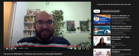 Profissionais participam de Webinário sobre Inovações Tecnológicas na Educação