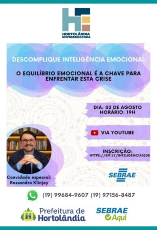 Prefeitura de Hortolândia promove palestra online sobre inteligência emocional