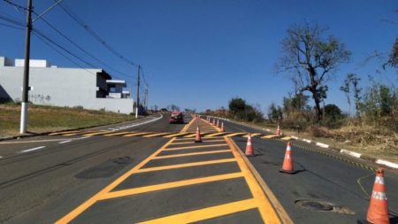 Avenida Sabina Baptista de Camargo já está mais segura para motoristas e pedestres