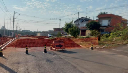 Avenida no São Miguel em Hortolândia deve ficar ao menos 3 dias interditada