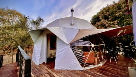 Pirenópolis recebe primeira hospedagem em estilo glamping domo geodésico