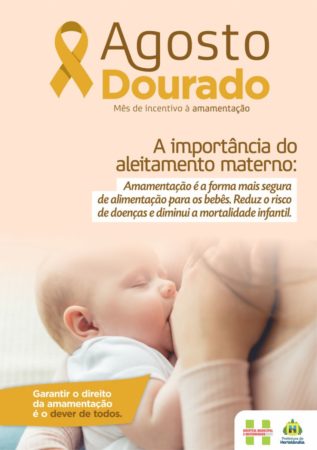 Prefeitura inicia campanha “Agosto Dourado” para conscientizar sobre a importância do aleitamento materno