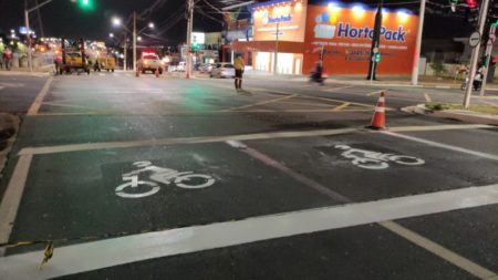 Bolsão para motos também é implantado na Av. Emancipação, porta de entrada em Hortolândia