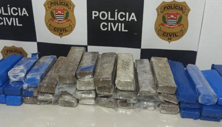 Homem é preso com mais de 40 quilos de maconha em Campinas