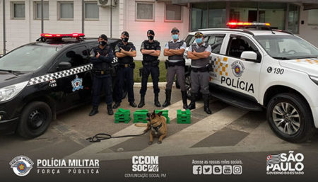 Preso procurado pela justiça e com 24 quilos de maconha com destino a Campinas