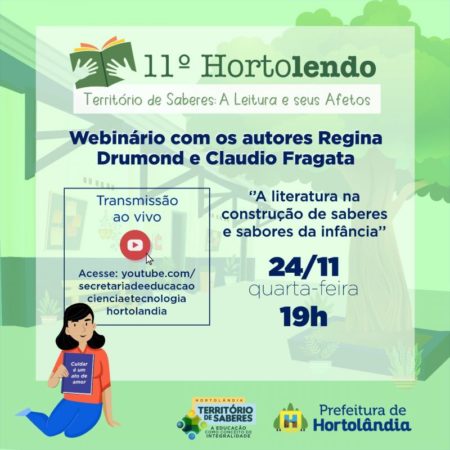 Webinário gratuito da Prefeitura aborda “A Literatura na construção de saberes”