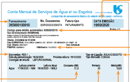 Sabesp muda conta de água, confira
