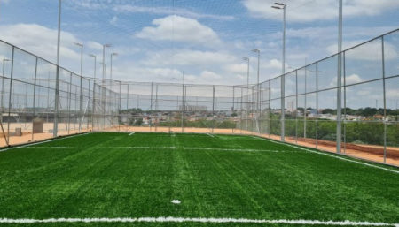 Pq. Lago da Fé terá 5 quadras esportivas de diferentes modalidades