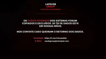 Site do Ministério da Saúde sofre ataque hacker e fica fora do ar