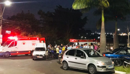 Mulher fica gravemente ferida em acidente com moto em bairro de Hortolândia