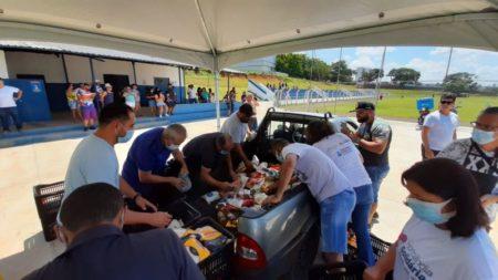 Fundo Social de Solidariedade de Hortolândia recebe doação de 400 quilos de alimentos de jogo beneficente
