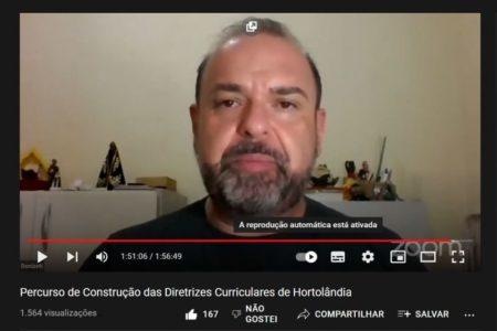 Profissionais da Educação acompanham “Percurso da construção das diretrizes curriculares de Hortolândia”