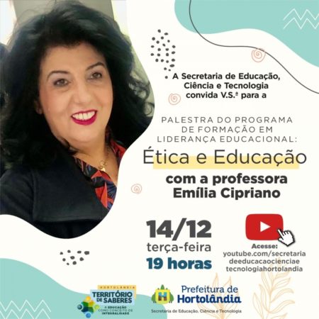 Webinário sobre “Ética e Educação” é nesta terça-feira (14/12)