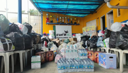 CUFA e entidades arrecadam mais de 2 toneladas de donativos para a Bahia