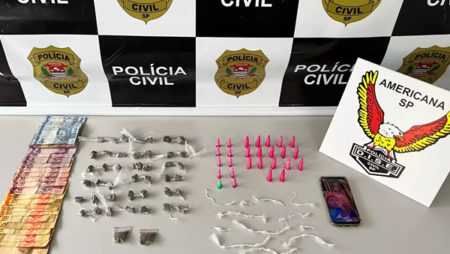 Jovem é preso por tráfico de drogas no Jardim Amanda
