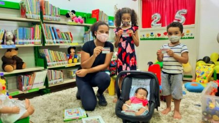Menina recém-nascida é a pessoa mais jovem cadastrada pela Biblioteca Municipal de Hortolândia