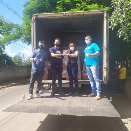 “Hortolândia Solidária” recebe 1,1 tonelada de alimentos doados por colaboradores de operadora de internet