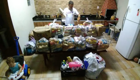 Voluntários do Projeto Águia de Hortolândia arrecadam donativos para vítimas das enchentes em Monte Mor
