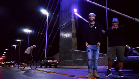 Face da Morte participa de RAP com a Ponte Estaiada de cenário