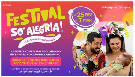 Shopping promove Festival Só Alegria, que deve agitar feriadão em Campinas