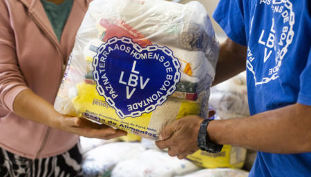 LBV entrega doações para atender vítimas das chuvas na cidade de Capivari