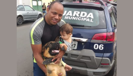 GM entrega Pastor Alemão perdido no Rosolen