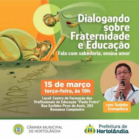 Centro de Formação “Paulo Freire” recebe palestra sobre a Campanha da Fraternidade 2022