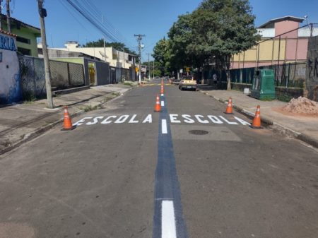 Rua Visconde do Rio Branco, no Jd. Amanda, agora tem novo sentido de direção