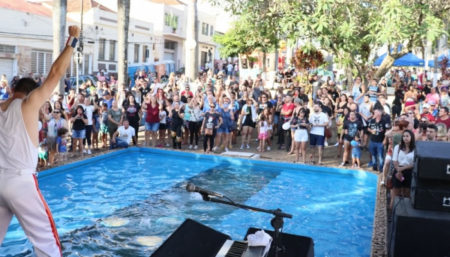 Grande público no evento de Aniversário